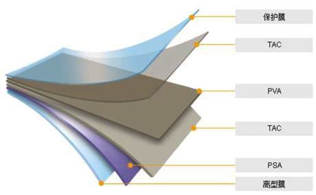 偏光片(piàn)結構組成(chéng)